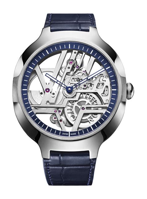 louis vuitton mens watch skeleton|louis vuitton voyager.